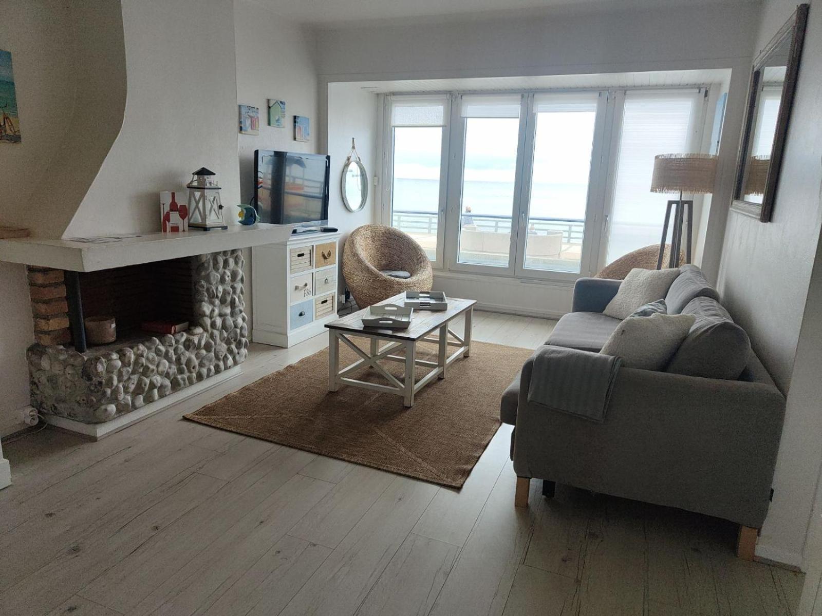 Sea View 2 Room Apartment 50M2 Етрета Екстер'єр фото